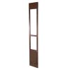 Dog Door for Sliding Glass Door, 75 7/8 to 80 11/16 in Adjustable Height, Aluminum Alloy Frame with Rotating Hinges, Lock Design, 10 1/4 x 16 1/4 in