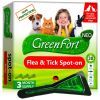 Flea and Tick Prevention for Dogs Cats Rabbits Natural Flea Treatment Home Pest Control Topical Flea Mosquito Repellent for Puppy Kitten 3 Drops for