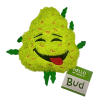 My Name is Bud, Funny Squeaky Weed Dog Toy, Cute Stuffed Parody Pot Nug, Cool Plush 420 Novelty Gift for Pets & Their Owners, Sized for Puppies & Sma