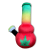 My Name is Bo da Bong, Funny Squeaky Weed Dog Toy, Cute Stuffed Parody Rasta Pot Bong, Cool Plush 420 Novelty Gift for Puppies & Small, Medium & Larg