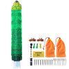Electric Fence Netting, 42 in (H) x 164 ft (L), PE Net Fencing with Posts & Double-Spiked Stakes, Utility Portable Electric Fence for Pigs, Cows, She
