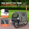 Dog Bike Trailer, Supports up to 88 lbs, Pet Cart Bicycle Carrier, Easy Folding Frame with Quick Release Wheels, Universal Bicycle Coupler, Reflector