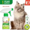 Natural Flea and Tick Home Spray for Dogs Cats Ferret Mosquito Bug Repellent Carpet Flea Killer Pet Pest Control House Flea Treatment Indoor Organic