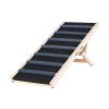Dog Ramp, Folding Pet Ramp for Bed, Adjustable Dog Ramp for Small, Large, Old Dogs & Cats, Wooden Pet Ramp with 39.3" Long Ramp, Adjustable from 15"