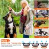 990FT Range Dog Wireless Fence Remote Training Collar IPX6 Waterproof Receiver with 0-9 Levels Beep Vibration Shock Mode 4 Channels Rechargeable Tran