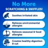 Dog Allergy Relief Chews Itching Skin Relief for Dogs Fish Oil Omega 3 Seasonal Allergies Pills Skin & Coat Anti ItchHot Spots Treatment Canine Immun