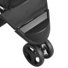 Pet Stroller, 35 lbs Weight Capacity, Foldable Dog Stroller Cart, 3 Wheels Cats Stroller with Mesh Windows and Cup Holders, Portable Pet Carrier Stro