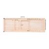 Dog Ramp, Folding Pet Ramp for Bed, Adjustable Dog Ramp for Small, Large, Old Dogs & Cats, Wooden Pet Ramp with 47.2" Long Ramp, Adjustable from 13.8