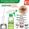 Natural Flea and Tick Home Spray for Dogs Cats Ferret Mosquito Bug Repellent Carpet Flea Killer Pet Pest Control House Flea Treatment Indoor Organic