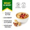 Dog Peanut Butter Bones with Cranberry Rawhide Free Chew Treats Pet Natural Mini & Big Organic Snacks Healthy Collagen & Bulk Best Chews for Small &