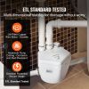 Utility Sink Pump, 1/3 HP, 120-Volt, 1750 GPH Flow, 18 ft Head, Under-Sink Sump Pump System with Copper Wire Motor, Heavy-Duty Utility/Laundry Sink P